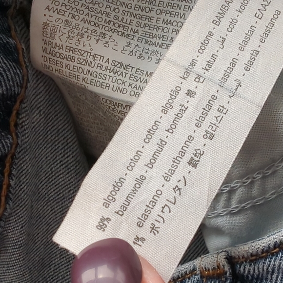 Zara Denim High Rise Red Side Stripe Skinny Jeans Size 4 Waist - Picture 4 of 5